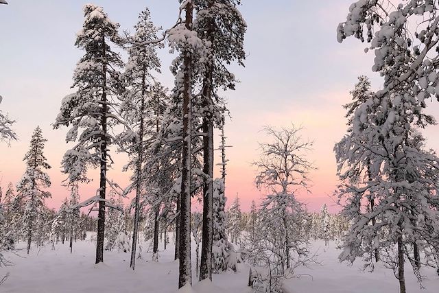Ski de fond Finlande Laponie finlandaise