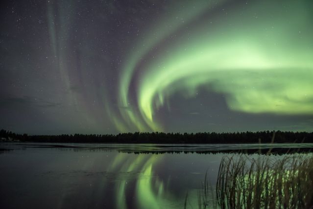 Image Aurores boréales de Laponie