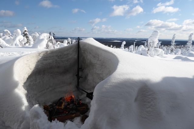 Image Aventure enneigée en Laponie sauvage