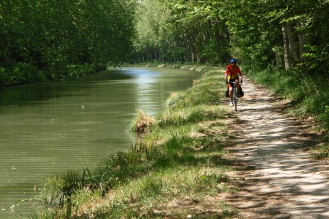 Image Le canal du Midi à vélo