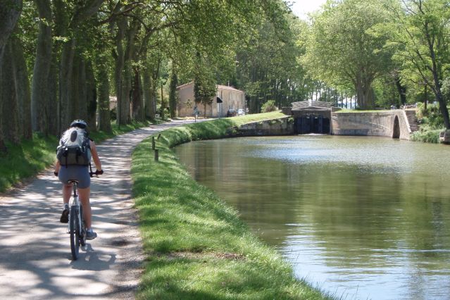 Image Le canal du Midi à vélo