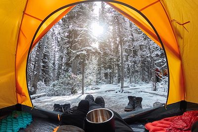 Bivouac en hiver - France