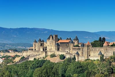 La Cité médiévale de Carcassonne, Aude - France