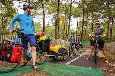 © La Vélodyssée / Aurélie Stapf - La Vélodyssée - Gironde - France La Vélodyssée - Gironde - France