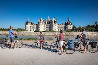 A vélo au Domaine de Chambord - La Loire à vélo - France