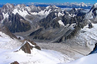 La Vallée Blanche - Massif du Mont Blanc - Chamonix - Alpes - France