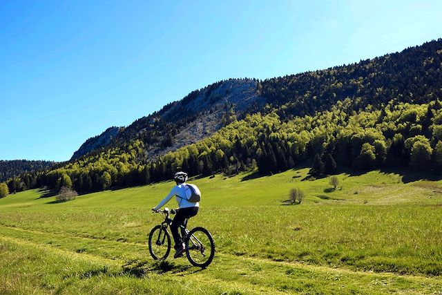 Voyage Le Vercors des 4 montagnes en VTT