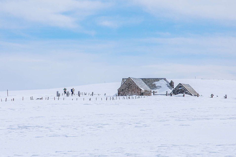 Voyage Raquettes sur le plateau de l'Aubrac 2