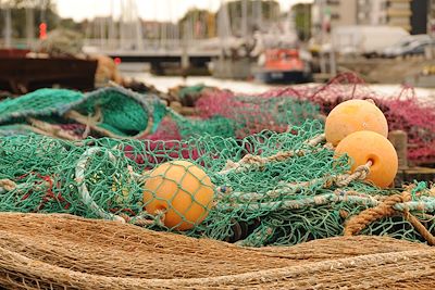 © Laurent Granier - Dans le port de Courseulles-sur-Mer - France Dans le port de Courseulles-sur-Mer - France