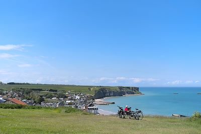 © Thomas Le Floc'H / OT Normandie Tourisme - Vue sur Arromanches - Normandie - France Vue sur Arromanches - Normandie - France