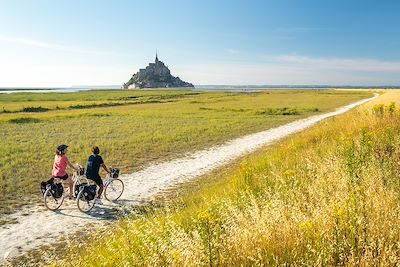 La Vélomaritime - Mont-Saint-Michel - Bretagne - France