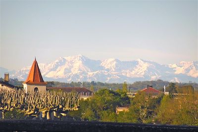 Auch, vue sur les Pyrénées - Gers - Sud-Ouest - France