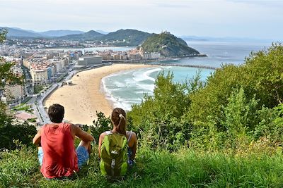 © CDT64/P.Gaillard - Randonnée sur les hauts de San Sebastian - Espagne Randonnée sur les hauts de San Sebastian - Espagne