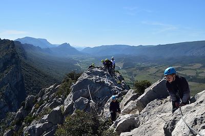 Via Ferrata dans les Fenouillèdes - France