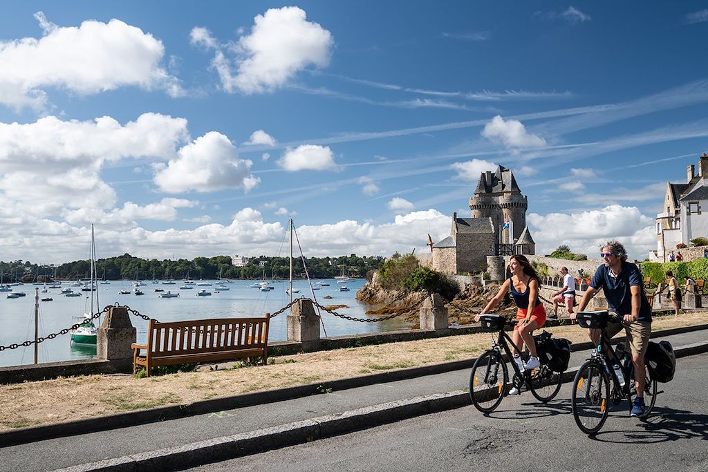 A vélo à Saint-Malo - Bretagne - France