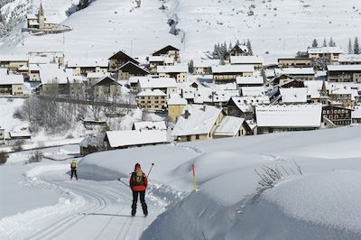 © Marc Laurans - Ski de fond dans les cinq vallées du Queyras - France Ski de fond dans les cinq vallées du Queyras - France