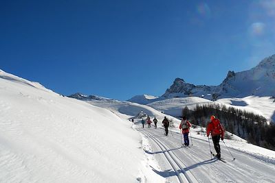 Ski nordique - Massif du Queyras - France