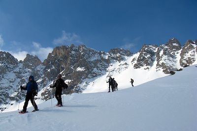 Traversée du massif des Ecrins en raquettes - Alpes du Sud - France