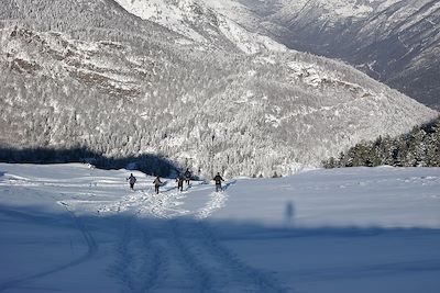 © Thierry Modolo - Arrivée au refuge de Montgarri - Val d'Aran - France Arrivée au refuge de Montgarri - Val d'Aran - France