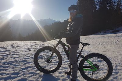 Fat bike - Sixt-Fer-à-Cheval - Haute-Savoie - France