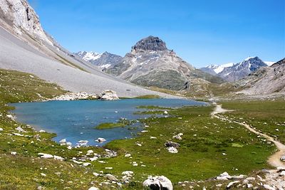 © Nicolas Contamin - Lac du col de la Vanoise - Vanoise - Alpes du Nord - France Lac du col de la Vanoise - Vanoise - Alpes du Nord - France