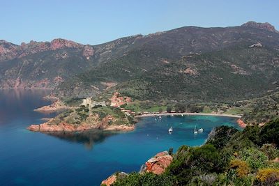 © Denise Chevalier - Girolata - Corse - France Girolata - Corse - France