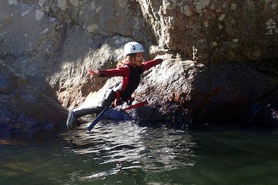 Saut de l'ange - Canyon du Rec-Grand - Massif du Caroux - Parc naturel du Haut-Languedoc - France