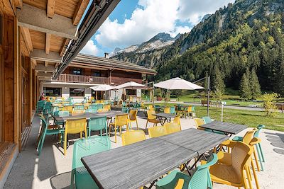 Restaurant dans les Aravis - France