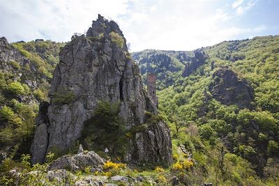 © Fred Houel - Paysage du piémont ardéchois - France Paysage du piémont ardéchois - France