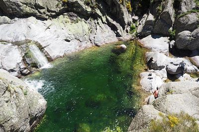 Randonnée en Ardèche - France