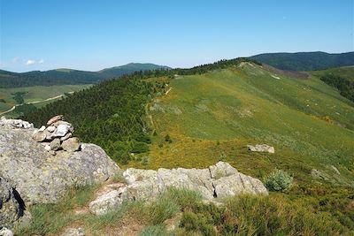 Randonnée en Ardèche - France