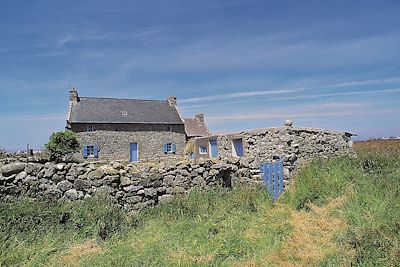 © CRT Bretagne - Maison typique sur l'ile d'Ouessant - France Maison typique sur l'ile d'Ouessant - France