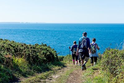 Randonnée dans le Finistère - France