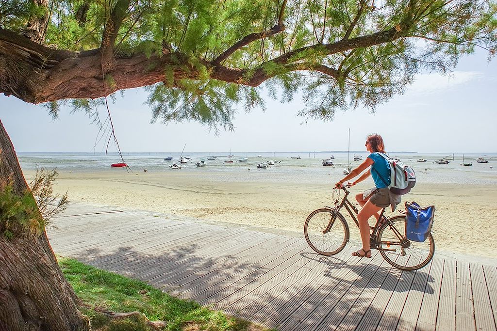 Image Bassin d'Arcachon à vélo - Dune du Pilat - Le Cap Ferret à vélo