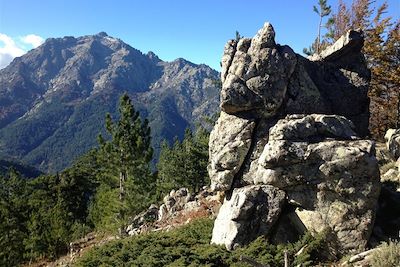 © Peter Gregor - Sur le chemin de GR20 - Corse - France Sur le chemin de GR20 - Corse - France