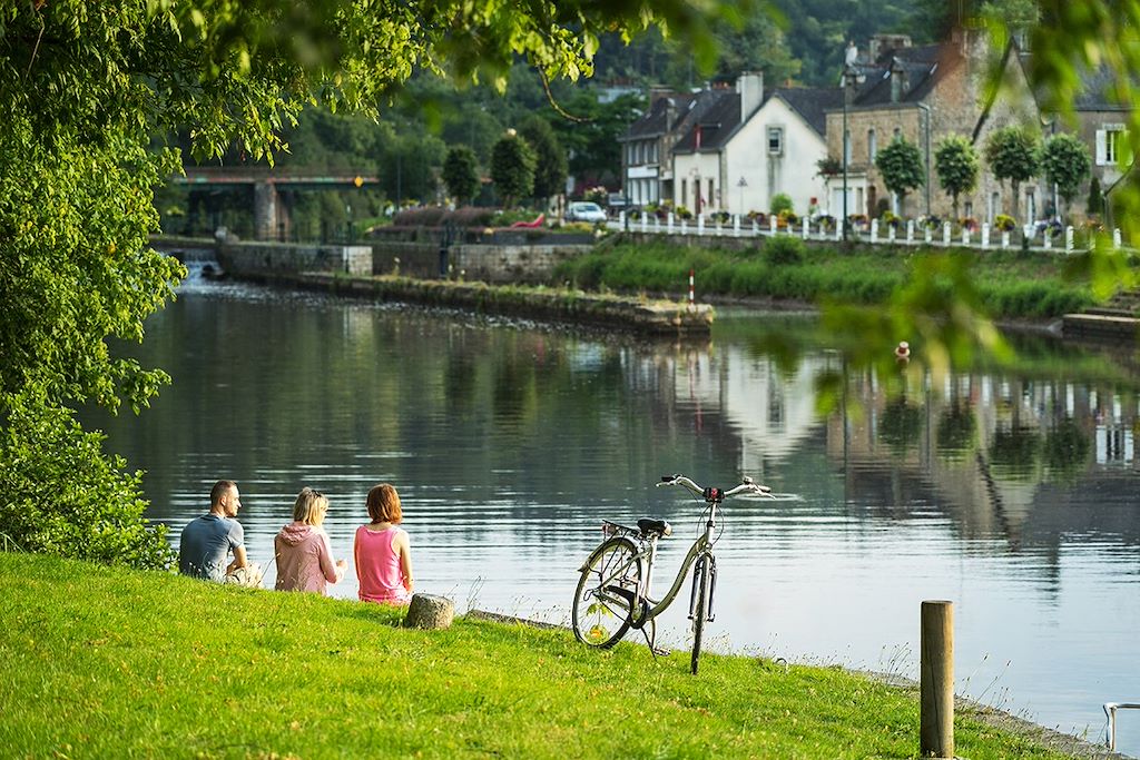 Image Morbihan à vélo - Canal de Pontivy à Redon à vélo - Voies vertes à vélo
