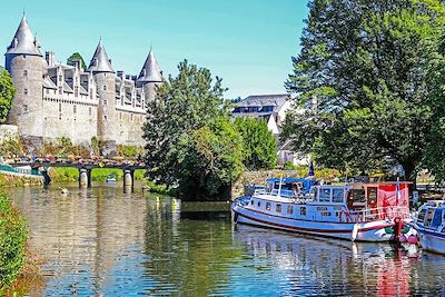 Château de Josselin - Canal de Nantes à Brest - Morbihan - Bretagne