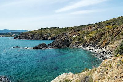 © Camille Amoris - Crique sauvage - Entre le Cap Béar et l'Anse de Paulilles - France Crique sauvage - Entre le Cap Béar et l'Anse de Paulilles - France