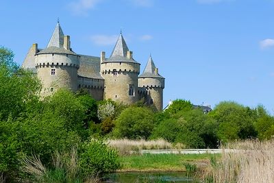 © GUILLAUDEAU Donatienne / CRT Bretagne - Vue sur le château de Suscinio - Morbihan - Bretagne - France Vue sur le château de Suscinio - Morbihan - Bretagne - France
