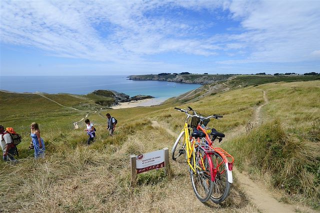 Voyage De la baie de Quiberon à Belle-Île-en-Mer à vélo