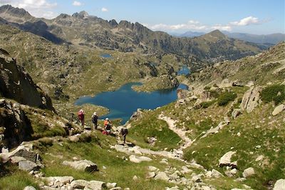© Sarah Modolo - Cirque de Colomers - Lac Obago - Traversée des Pyrénées - France Cirque de Colomers - Lac Obago - Traversée des Pyrénées - France