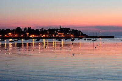 Port Navalo au coucher du soleil - Morbihan - Bretagne - France