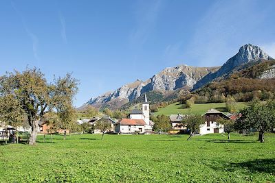 Village de la Compote - Massif des Bauges - Savoie - France