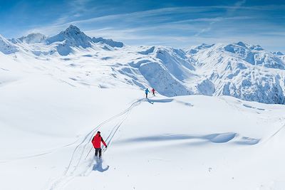 Ski de randonnée, Beaufortain, Savoie - France