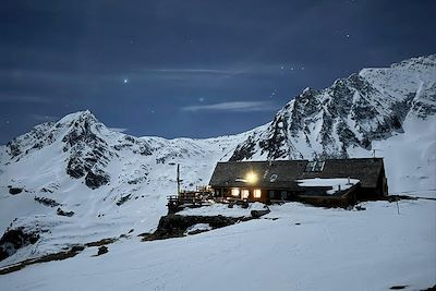 Refuge de la Dent Parrachée - Massif de la Vanoise - Savoie - France