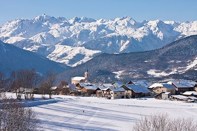 Village Notre Dame du Pré - Vallée de la Tarentaise - Savoie - France