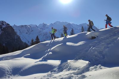 Marche dans les Ayères - Passy - Haute- Savoie - France