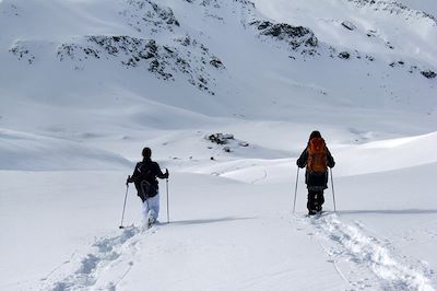 Voyage De Saint-Véran à Névache en raquettes 1