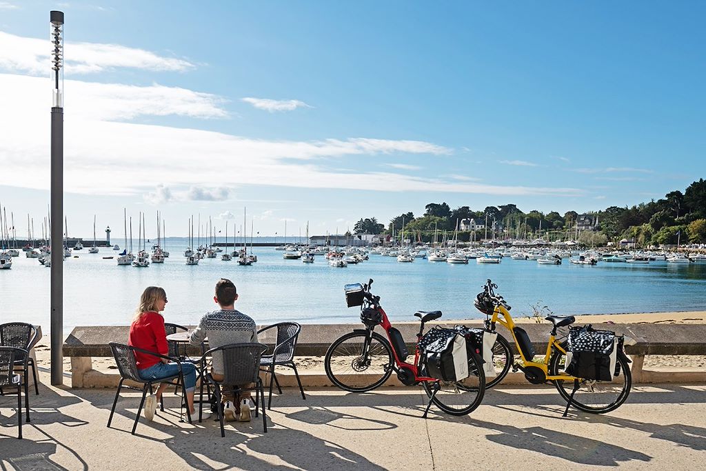 Image Côte de Granit Rose à vélo - île de Bréhat à vélo - Eurovélo 4