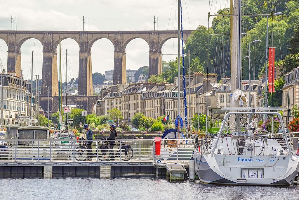 Image Côte de Granit Rose à vélo - île de Bréhat à vélo - Eurovélo 4